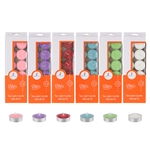 Mega Candles - 72 pcs Unscented Tea Light Candle - Assorted