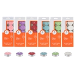 Mega Candles - 60 pcs Unscented Tea Light Candle - Assorted