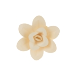 Mega Crafts - 8" Paper Craft Pedal Flower - Ivory