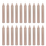 Mega Candles - 20 pcs 4" Unscented Chime / Spell Chime Candle - Rose Gold