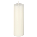 Mega Candles - 2" x 3" Unscented Round Pillar Candle - Off White