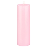 Mega Candles - 2" x 3" Unscented Round Pillar Candle - Pink