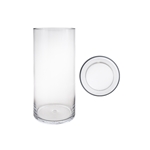 Mega Vases - 6" x 14" Cylinder Glass Vase - Clear