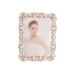 Mega Crafts - 5" x 7" Sparkling Rhinestone Design Picture Frame