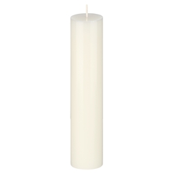 Mega Candles - 2" x 9" Unscented Round Pillar Candle - Off White