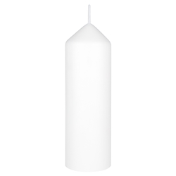 Mega Candles - 2" x 6" Unscented Dome Top Event Pillar Candle - White